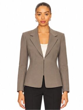 Zara Hook and Eye Blazer Women's Brown Size Large